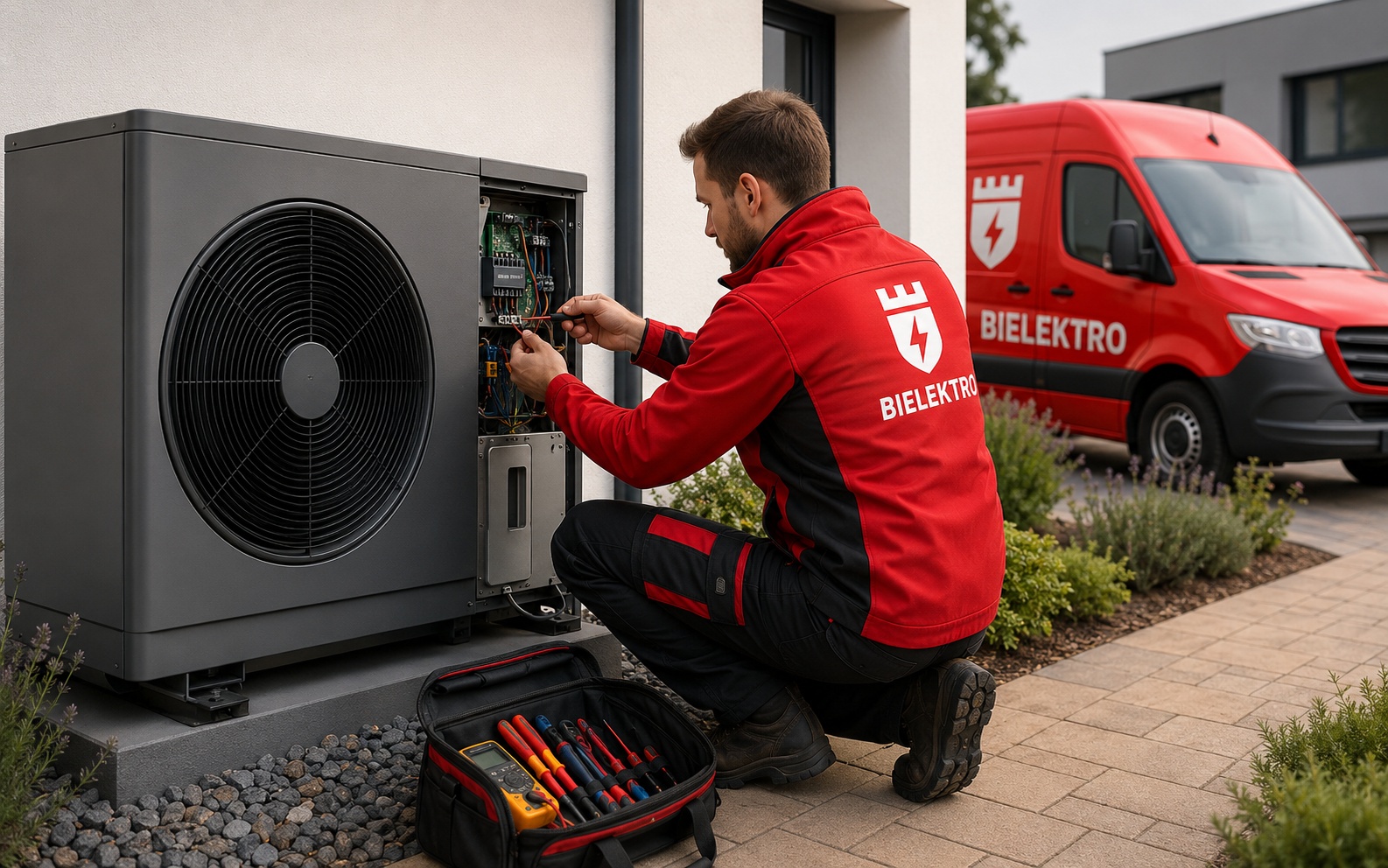 Elektrische Anbindung einer Wärmepumpe